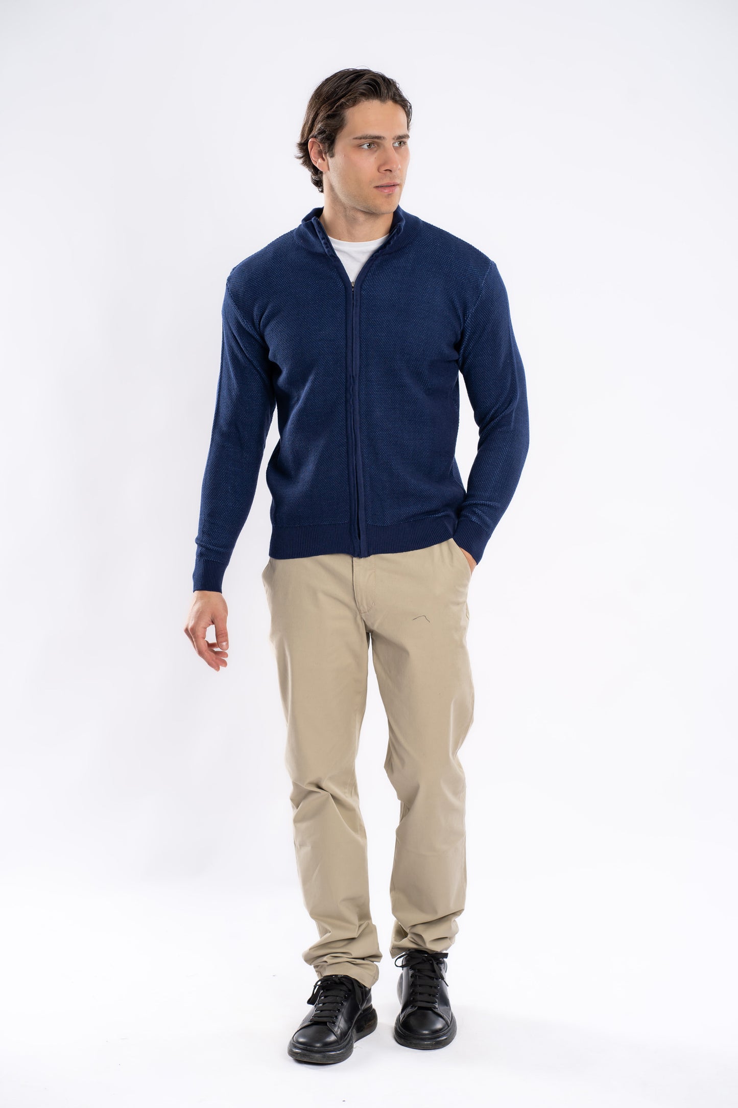 Full Zip Knit
