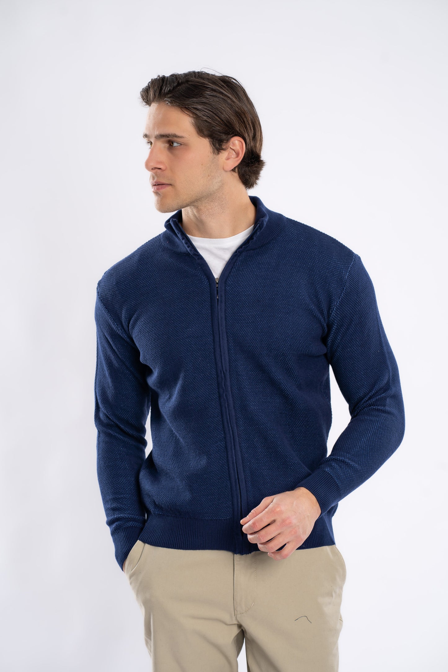 Full Zip Knit