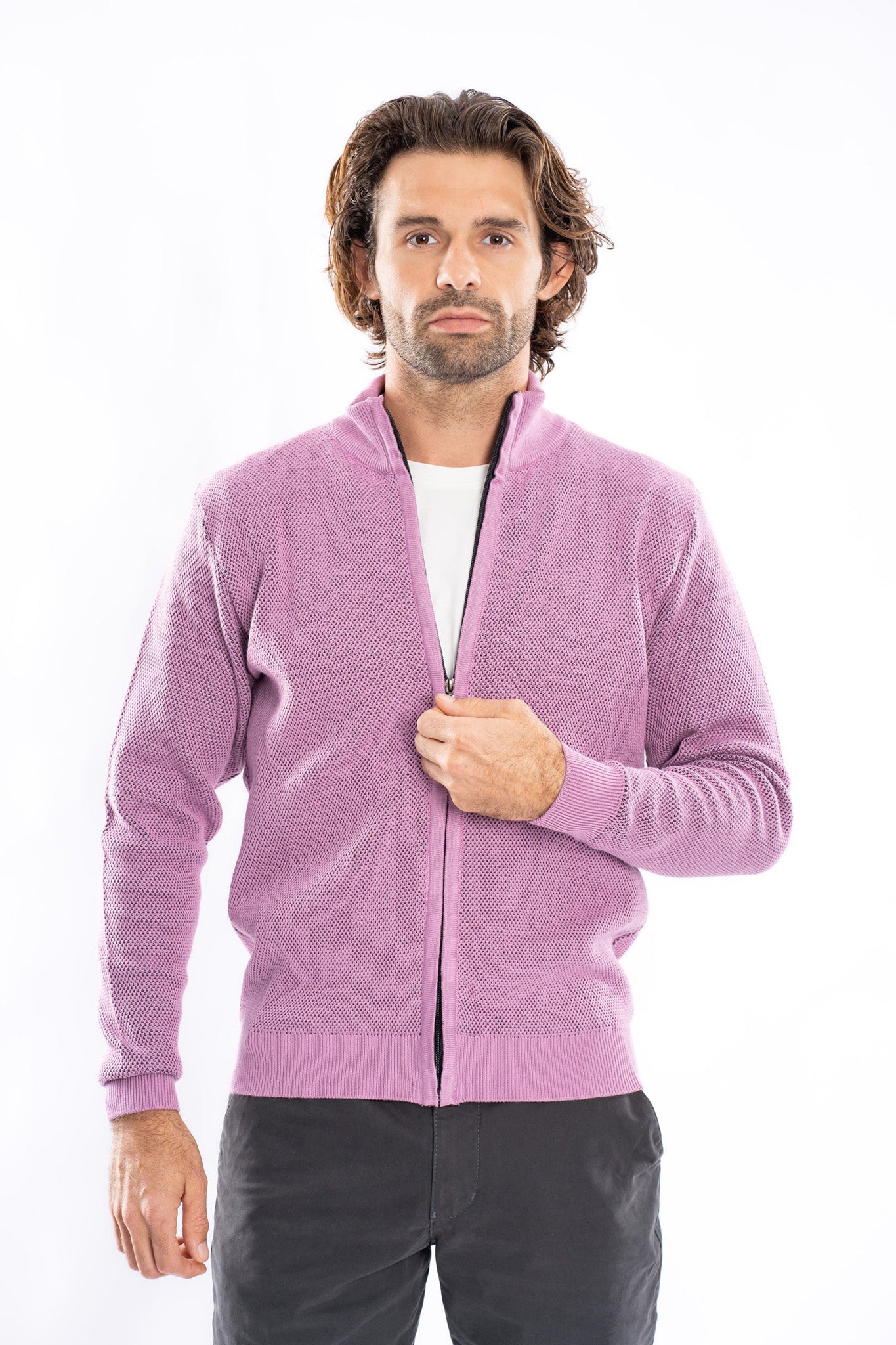Full Zip Knit
