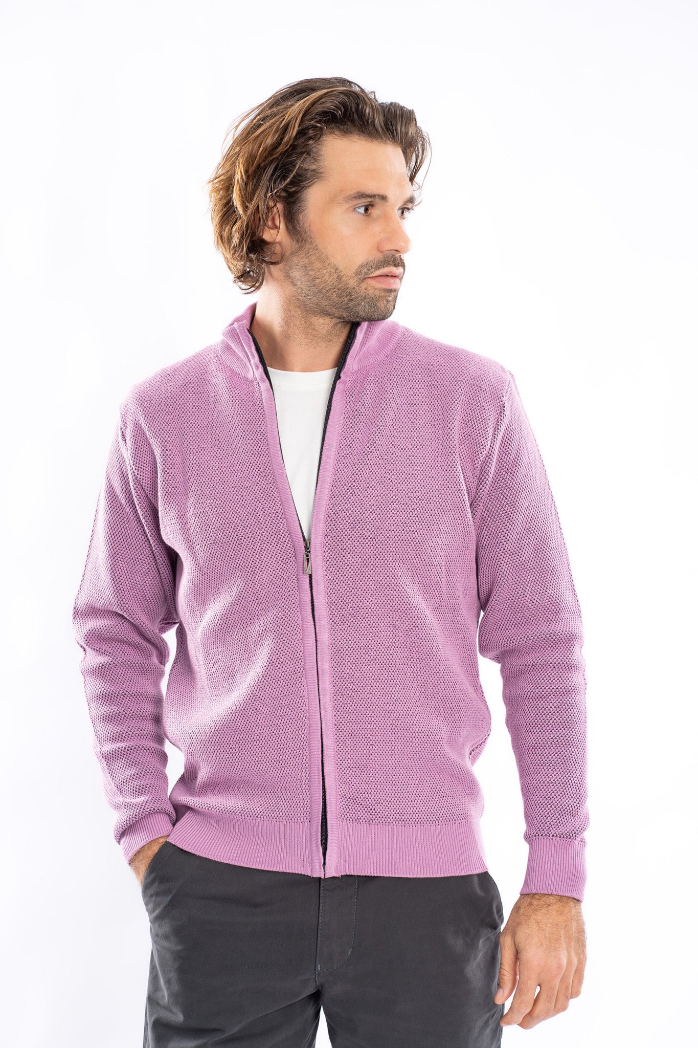 Full Zip Knit