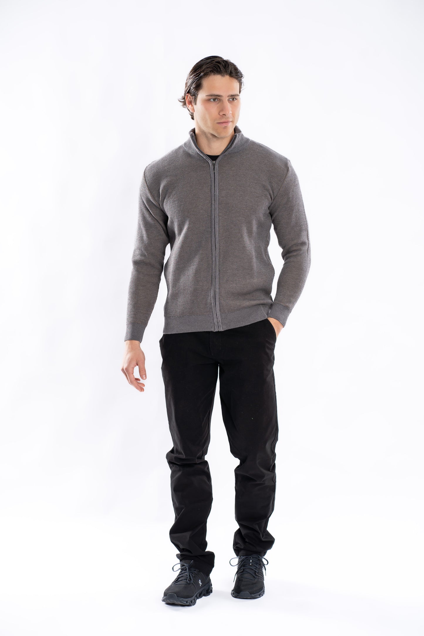 Full Zip Knit