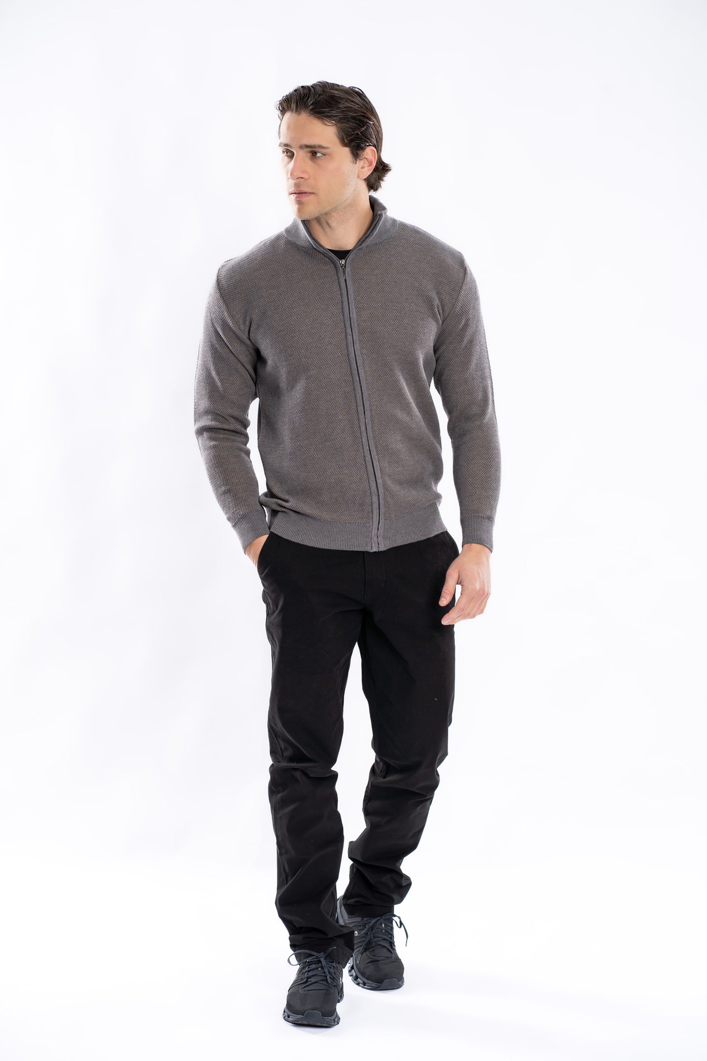 Full Zip Knit