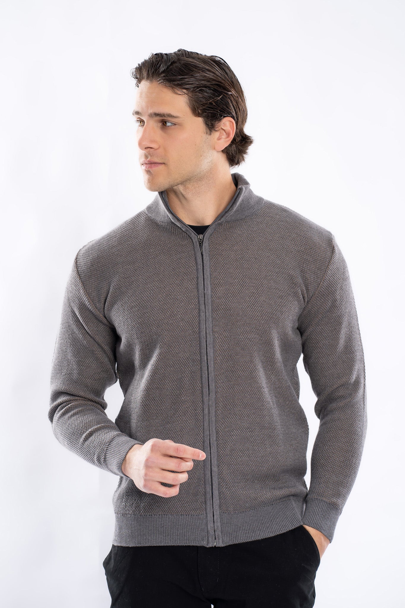 Full Zip Knit