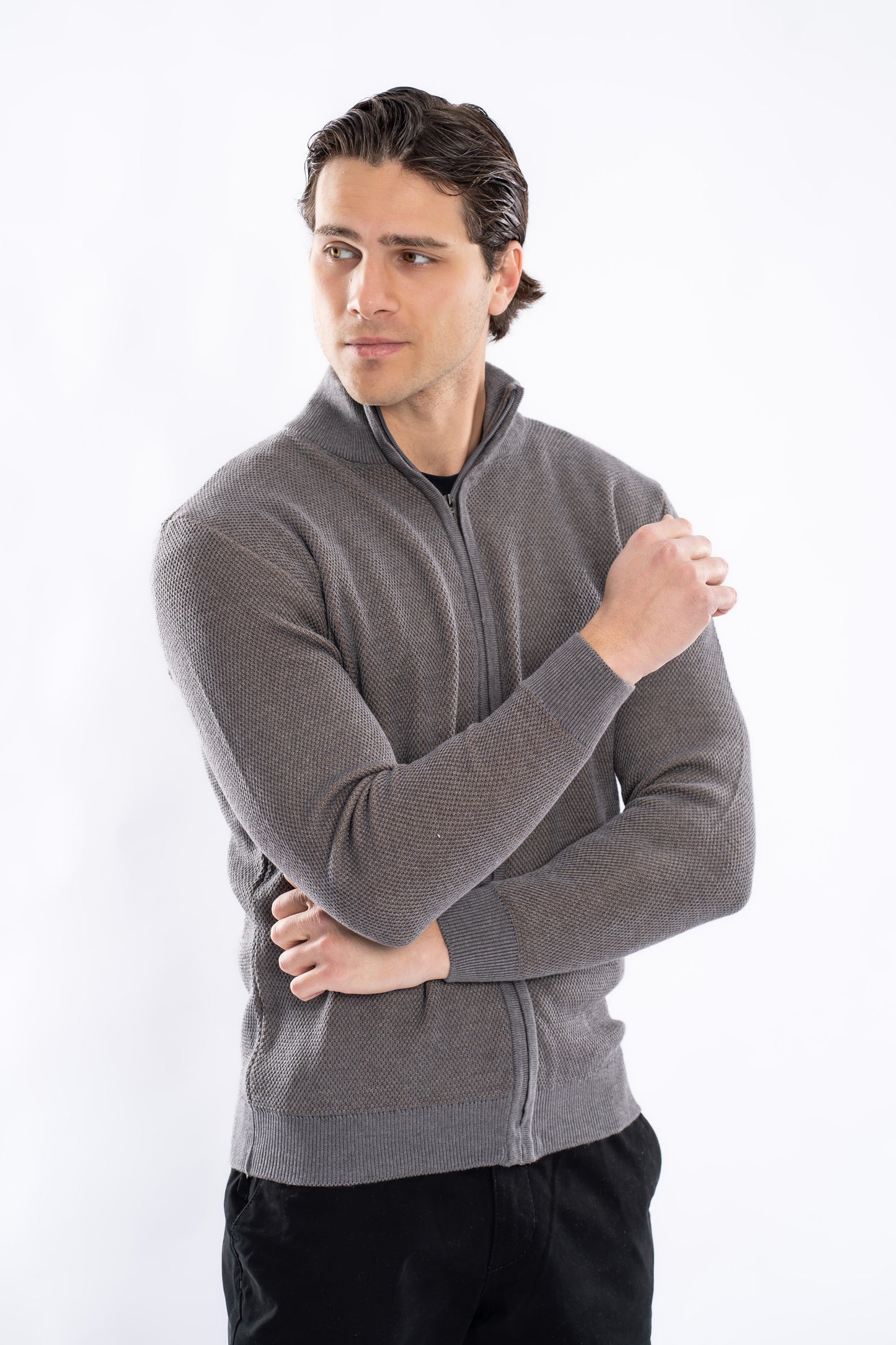 Full Zip Knit