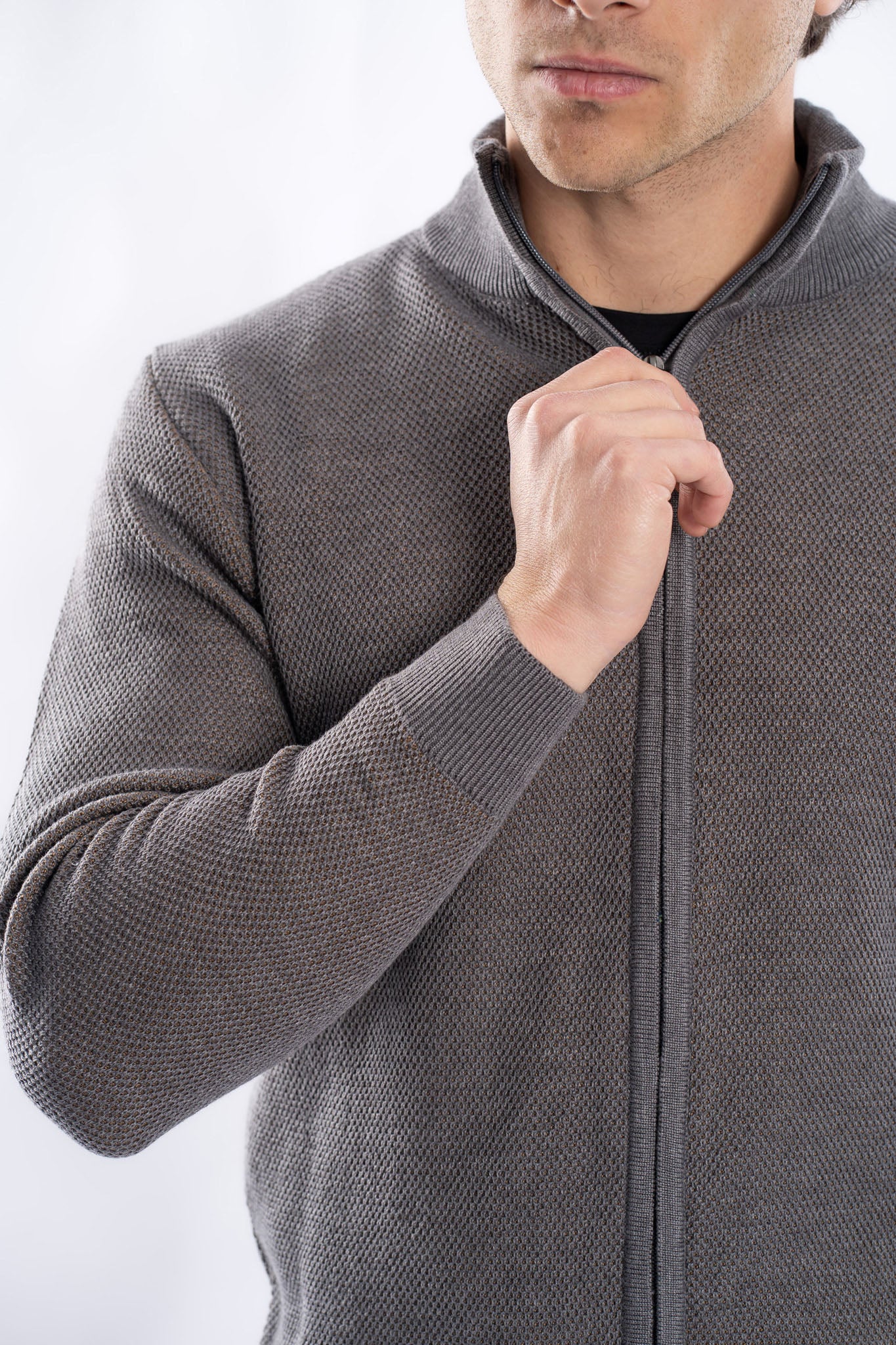 Full Zip Knit