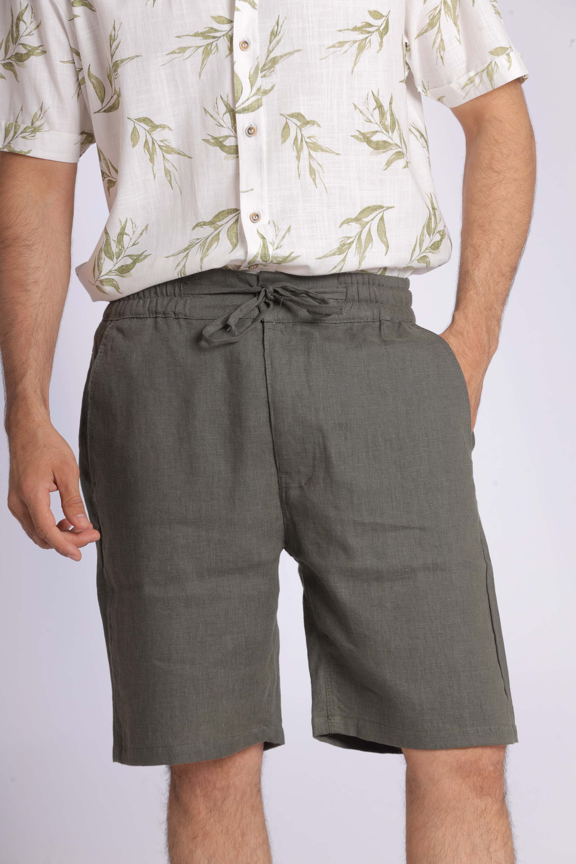 Linen Bermuda Short