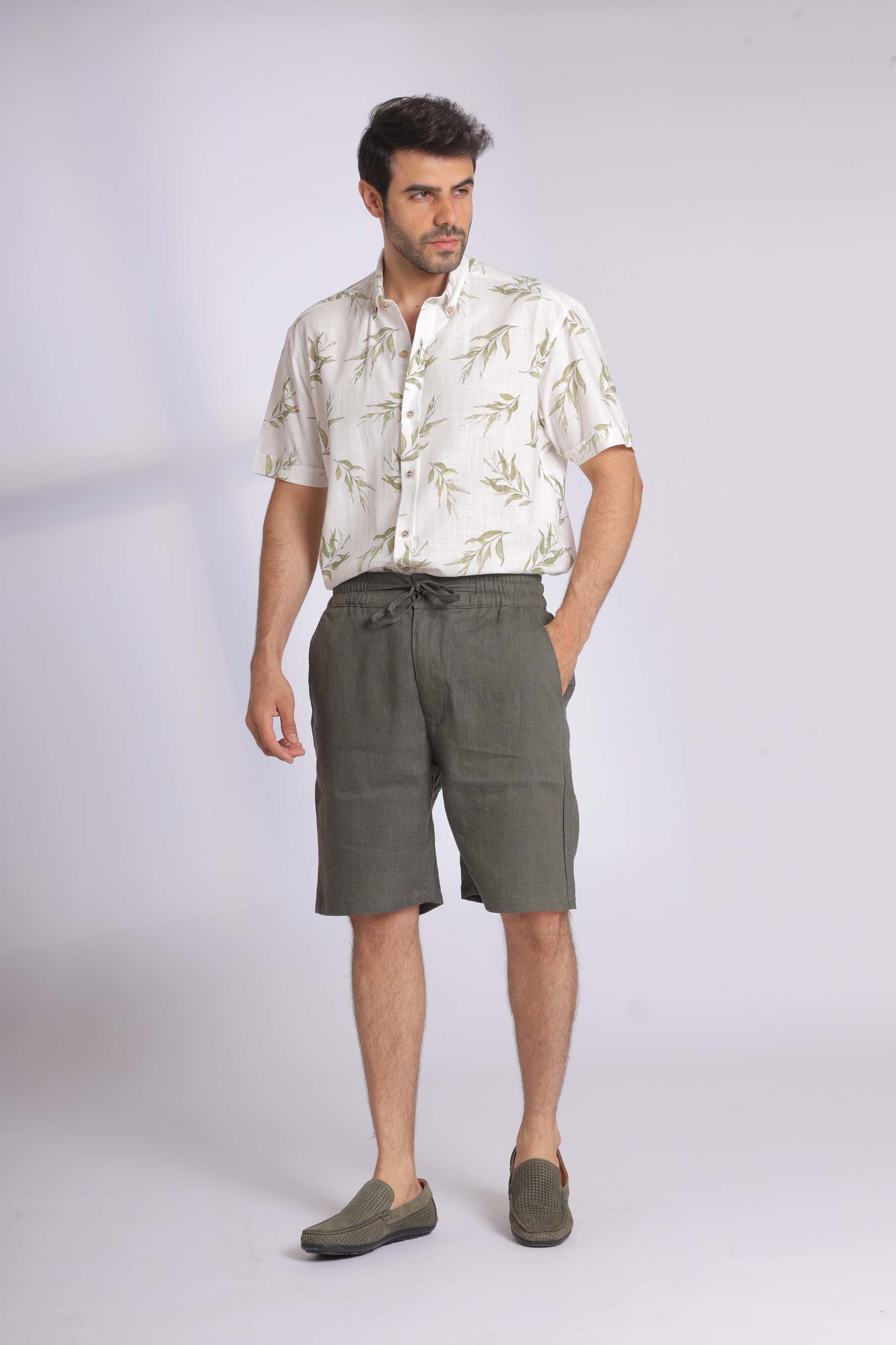 Linen Bermuda Short