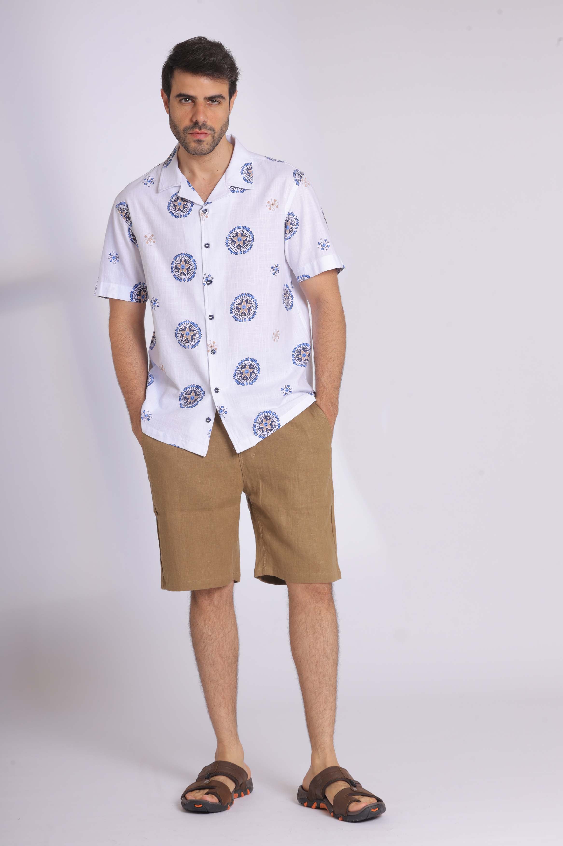 Linen Bermuda Short