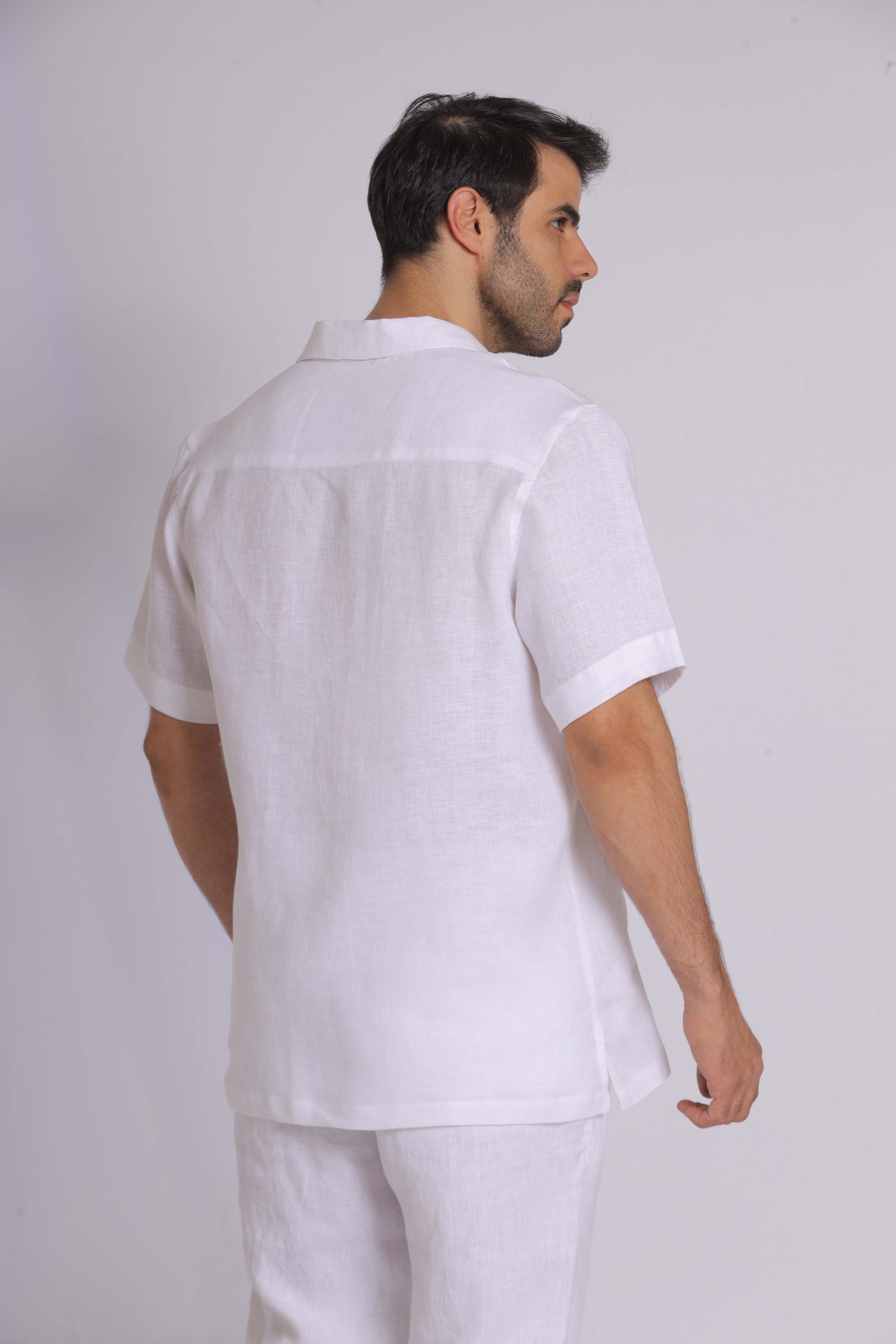 Premium Pure Linen Short Sleeve Shirt