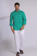 Emerald Green Long Sleeve Shirt