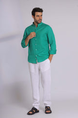 Emerald Green Long Sleeve Shirt