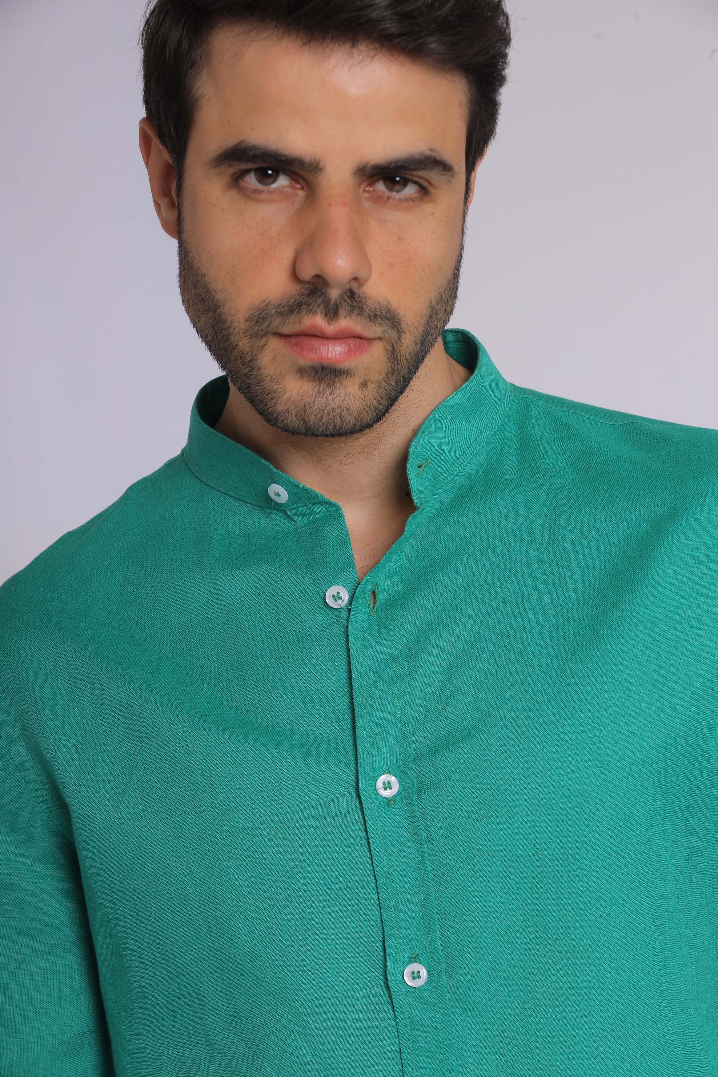 Emerald Green Long Sleeve Shirt