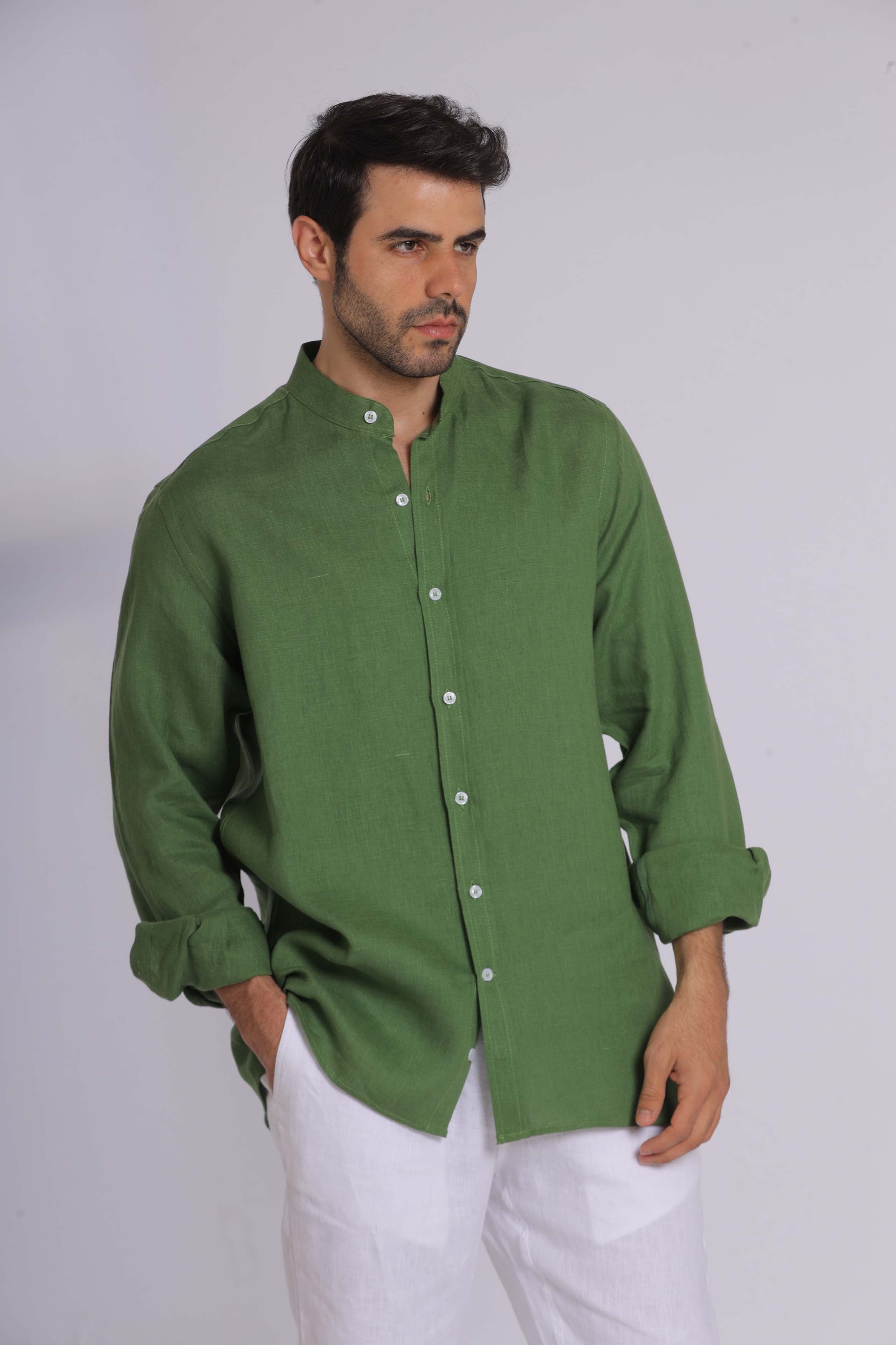 Emerald Green Long Sleeve Shirt