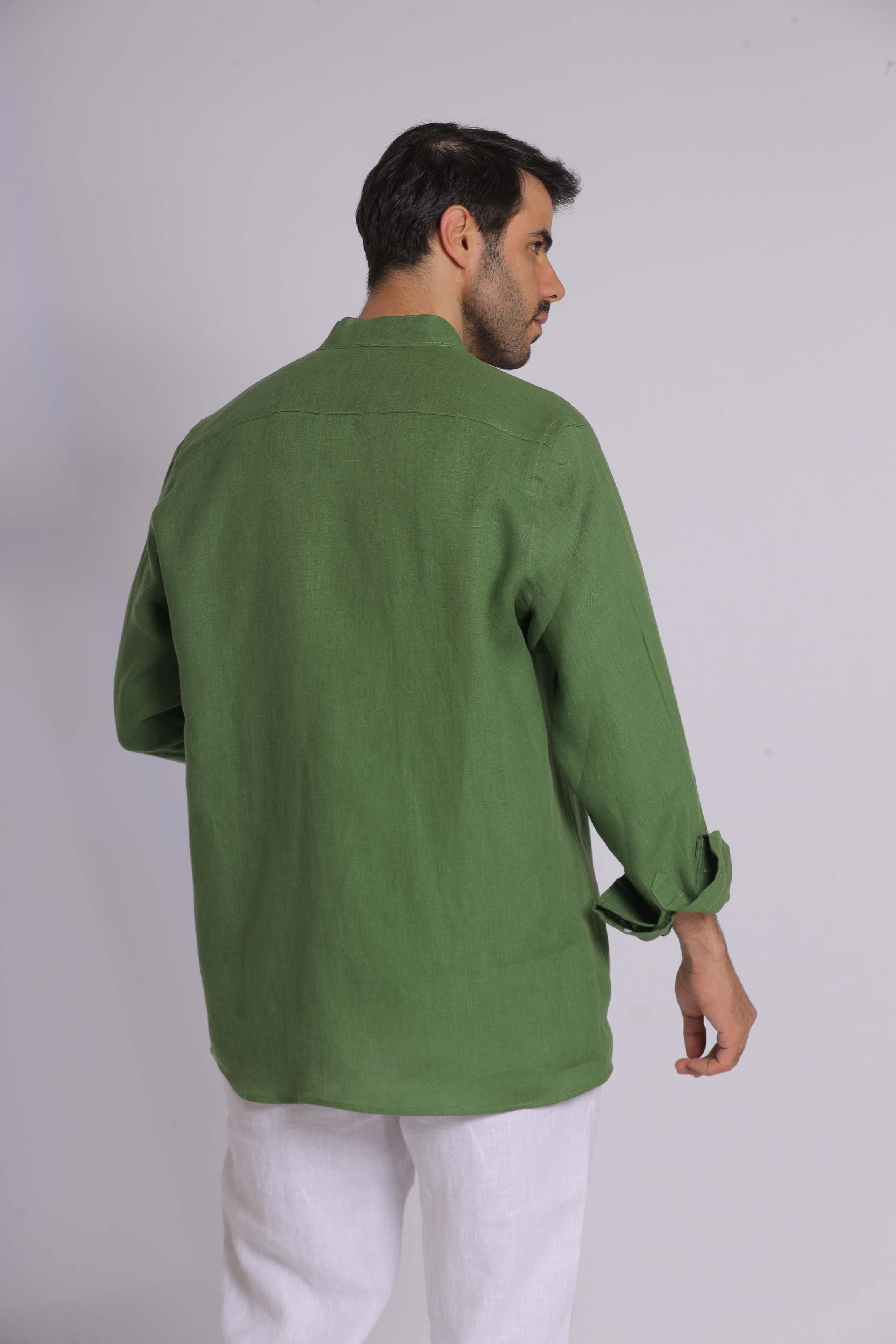 Emerald Green Long Sleeve Shirt