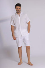 Pure Linen Short Sleeve Shirt