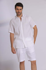 Pure Linen Short Sleeve Shirt