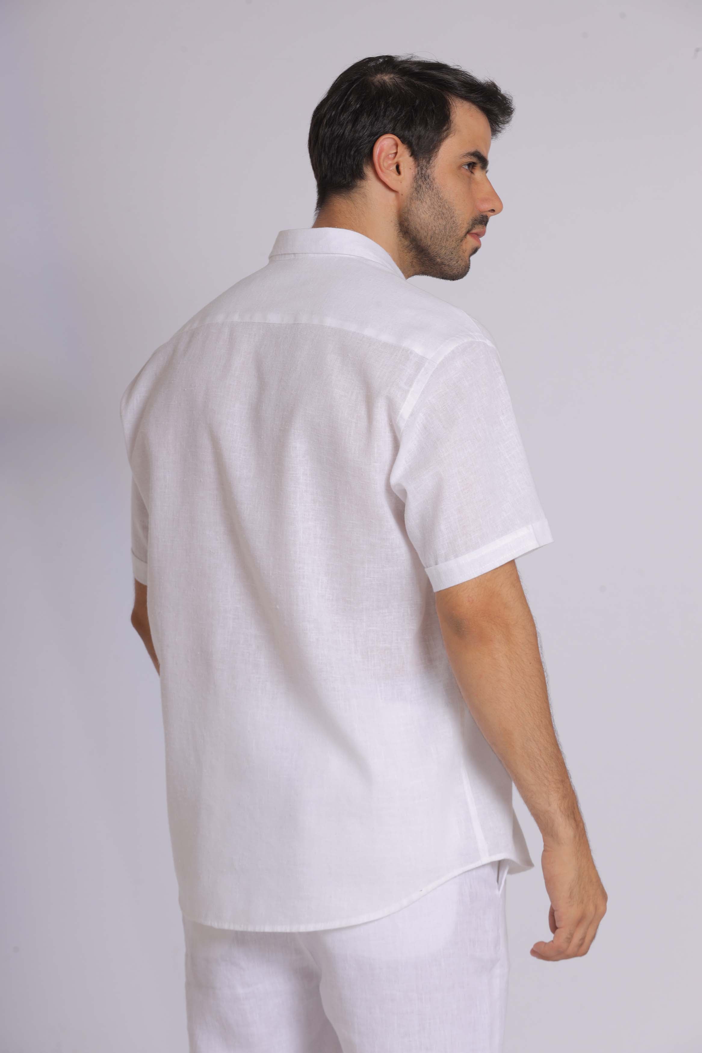 Pure Linen Short Sleeve Shirt