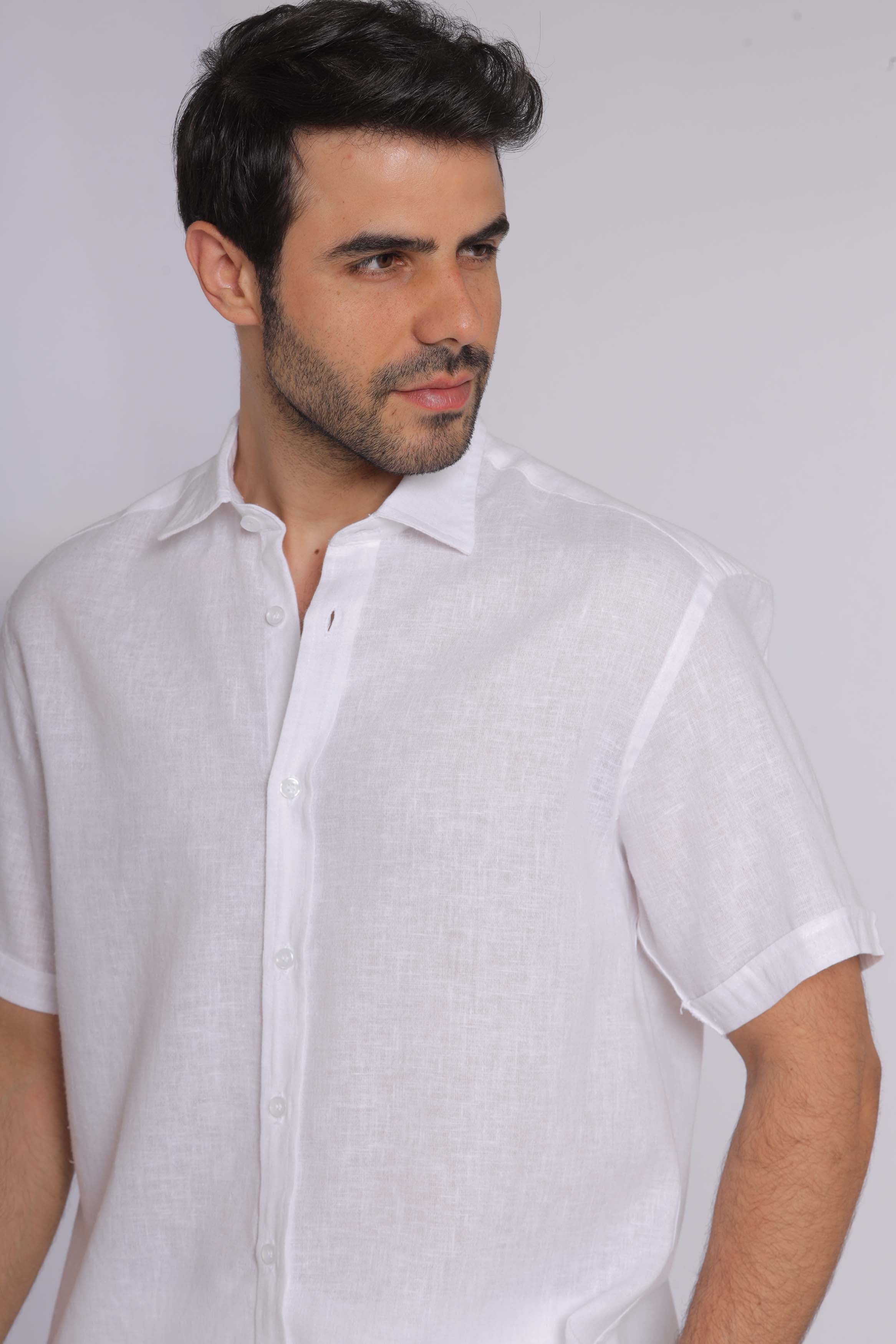 Pure Linen Short Sleeve Shirt