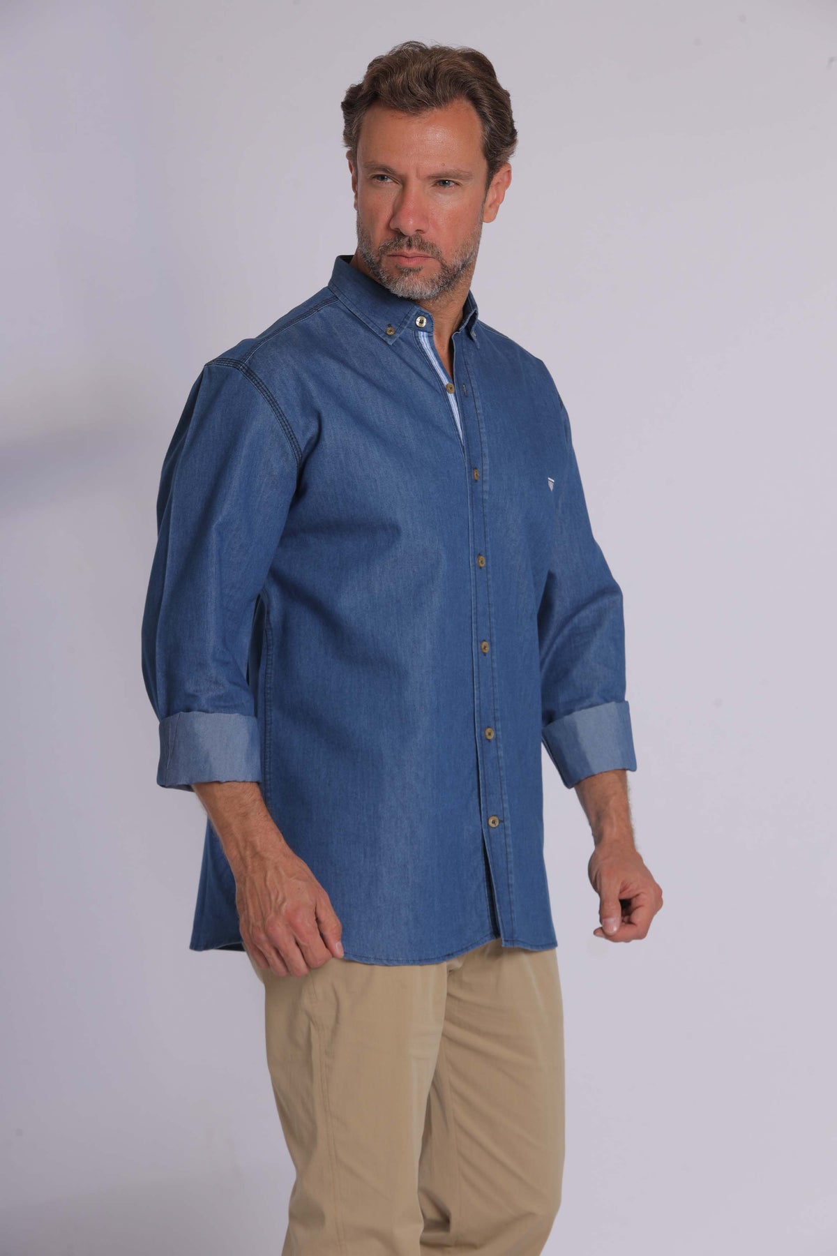 Denim Long Sleeve Shirt