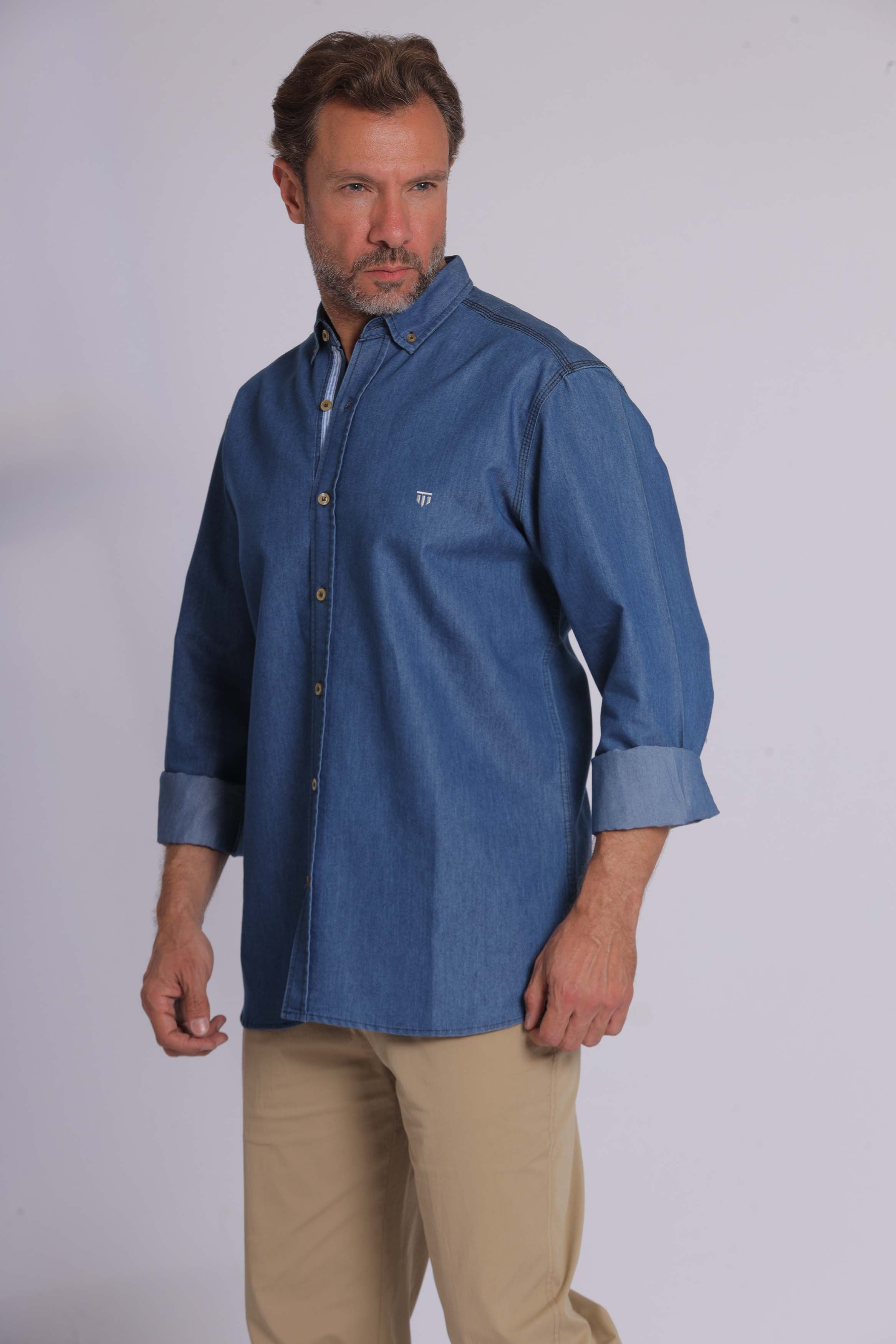 Denim Long Sleeve Shirt