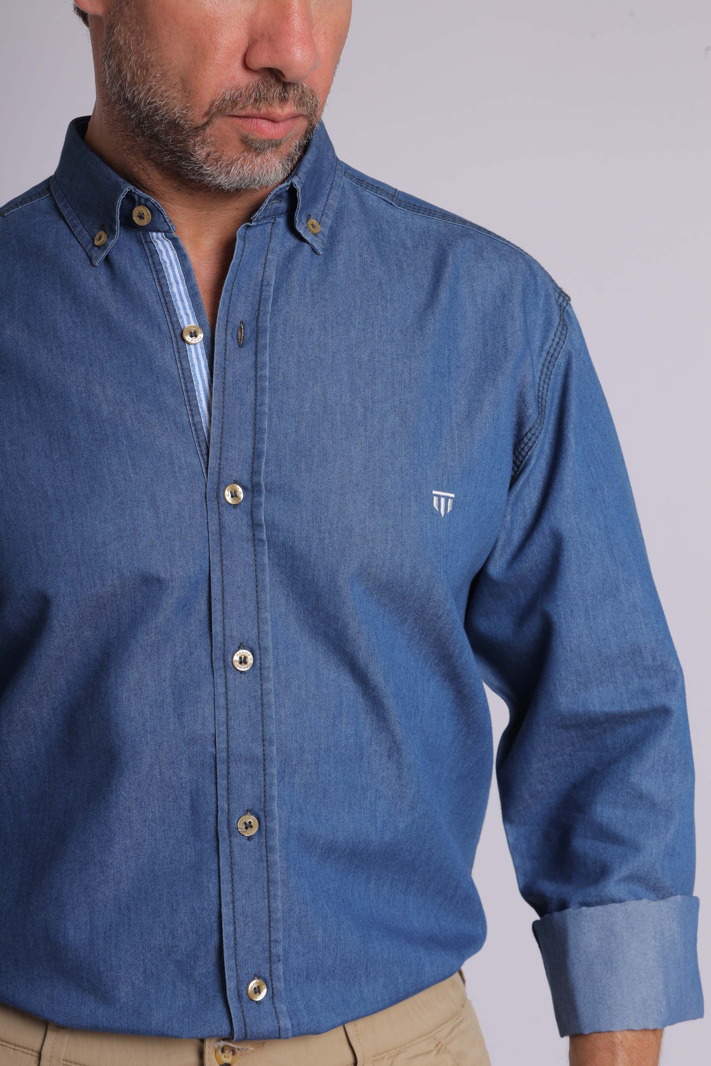 Denim Long Sleeve Shirt