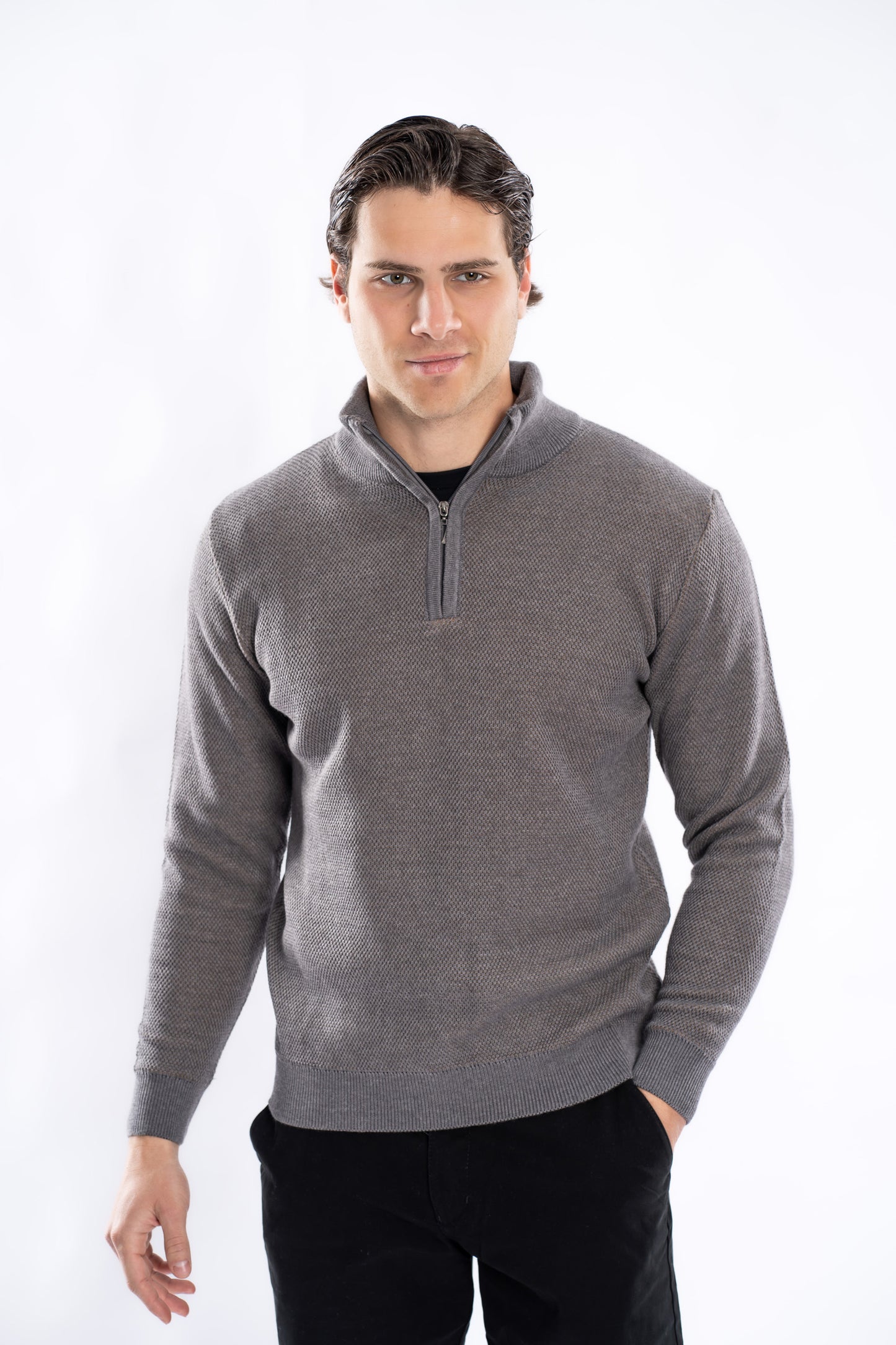 Quarter Zip Knit