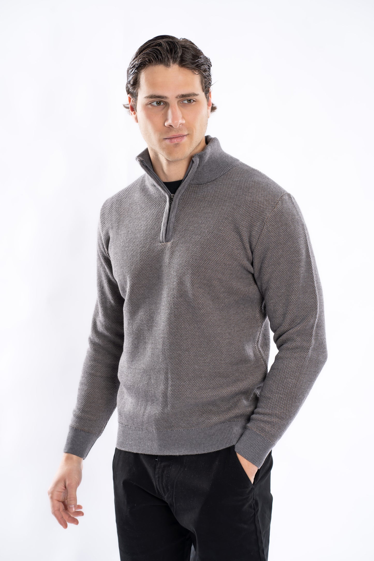 Quarter Zip Knit