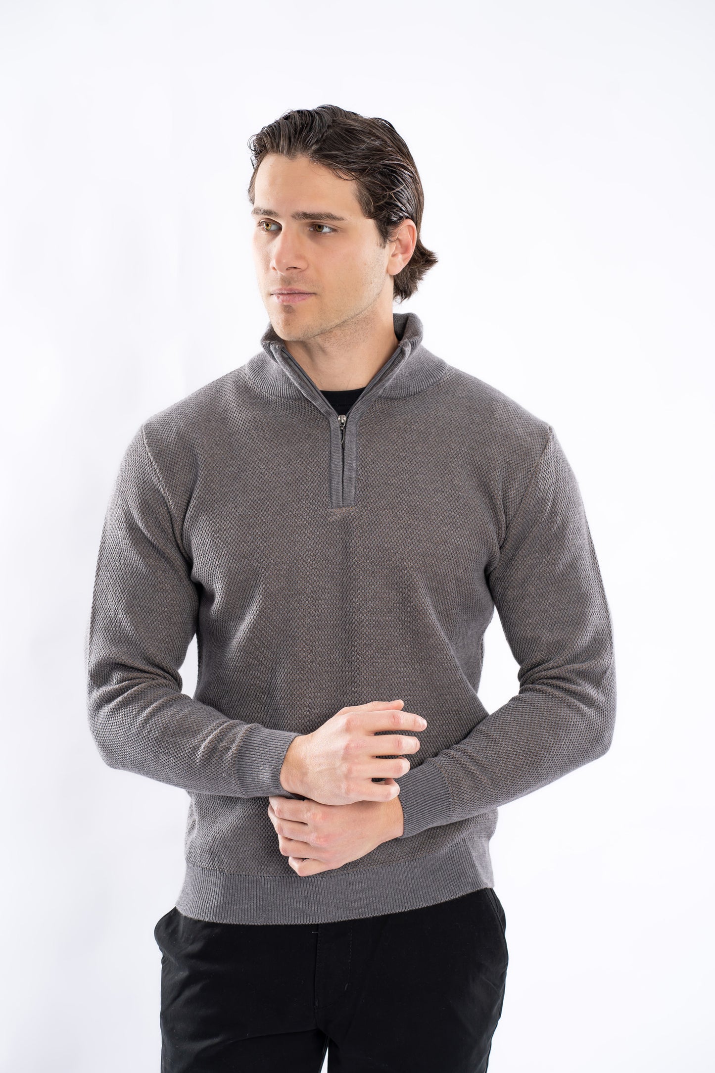 Quarter Zip Knit