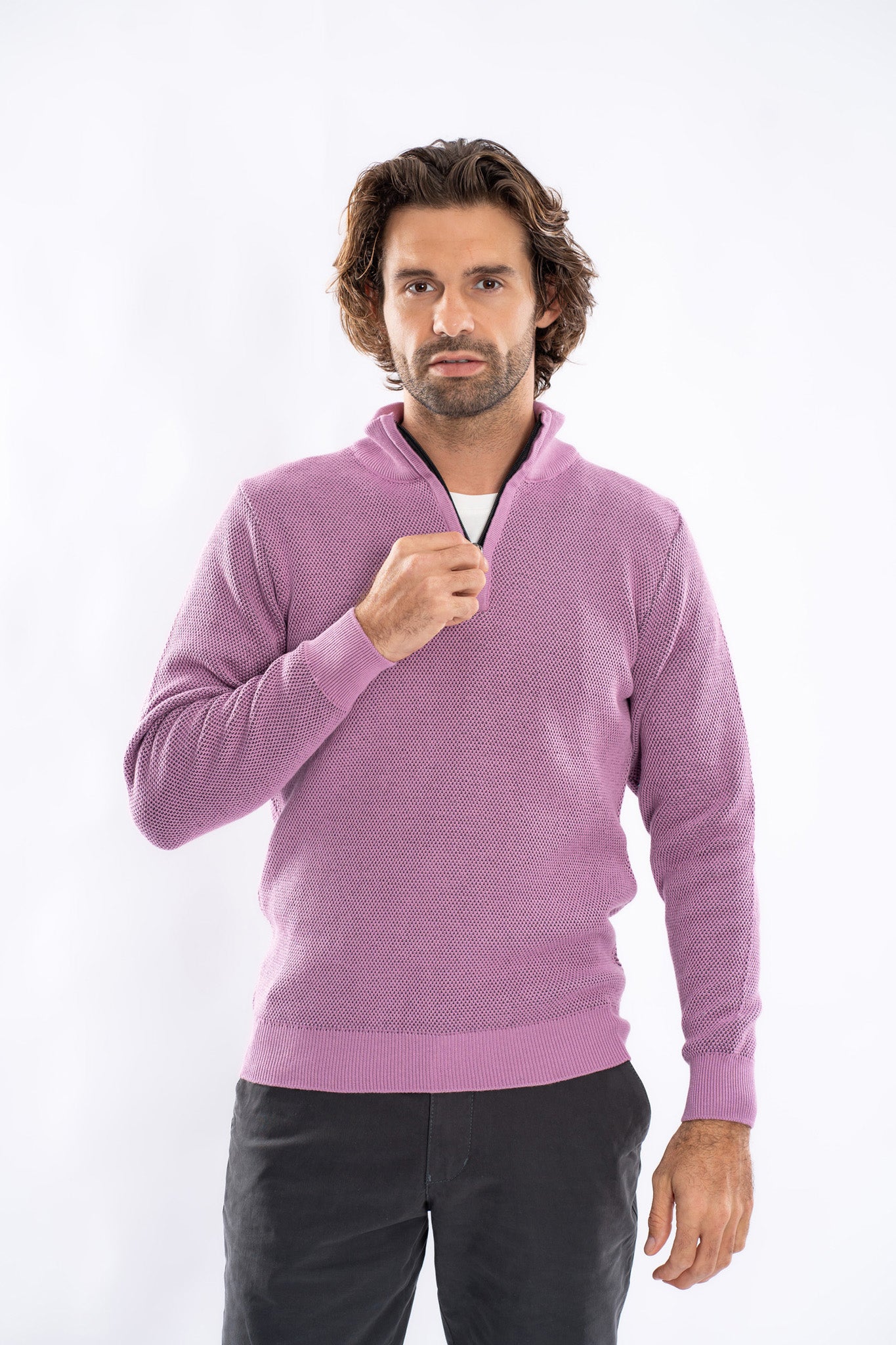 Quarter Zip Knit