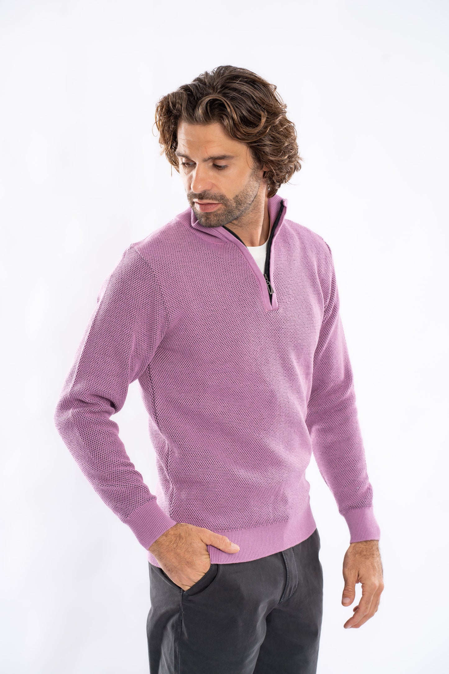 Quarter Zip Knit