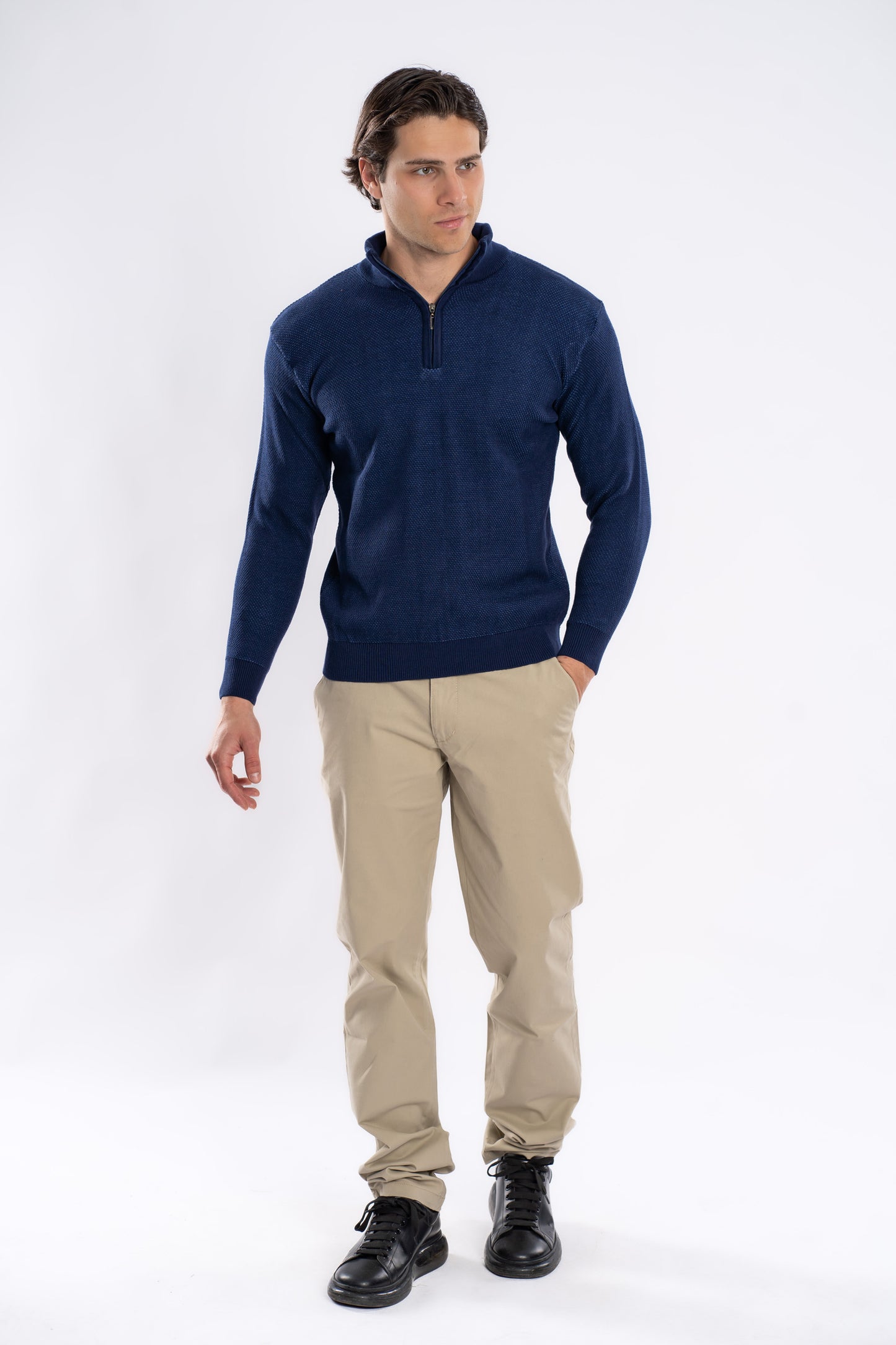 Quarter Zip Knit